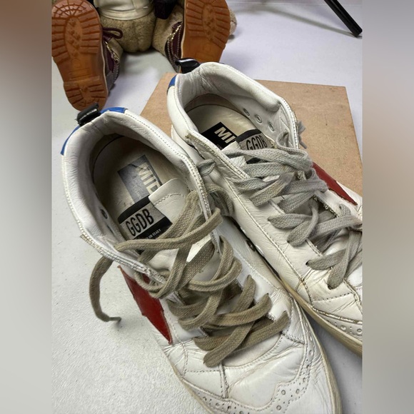 Golden Goose MidStar Sneakers - White Sneakers, Shoes Sz 38 / US 8 - Picture 11 of 15